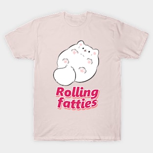 Rolling Fatties Cat T-Shirt